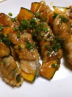 イケるね♪かぼちゃの肉巻き-レシピのメイン写真