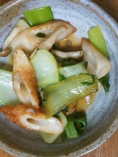 チンゲンサイとしめじのごま油炒め-レシピのメイン写真