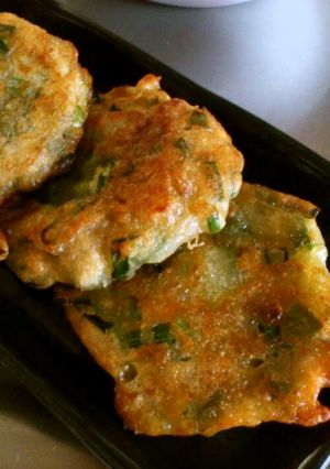 青ネギのﾓｯﾁﾘ饅頭 簡単ﾚｼﾋﾟ-レシピのメイン写真