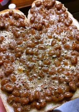 今話題！？納豆ースト-レシピのメイン写真