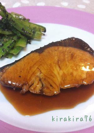 フライパンで♪簡単ブリの照り焼き-レシピのメイン写真