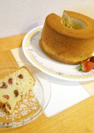 いちごのシフォンケーキ-レシピのメイン写真