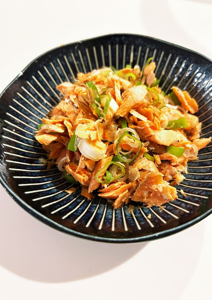 ご飯がすすむ♡鮭とねぎの醤油和え☆-レシピのメイン写真