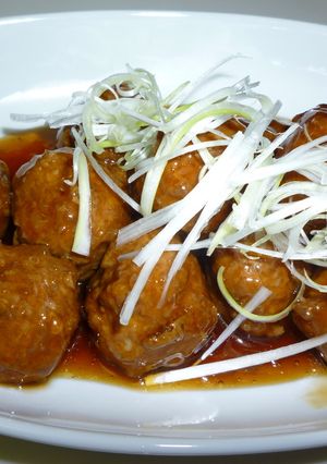中華風揚げ肉団子の甘酢あえ-レシピのメイン写真