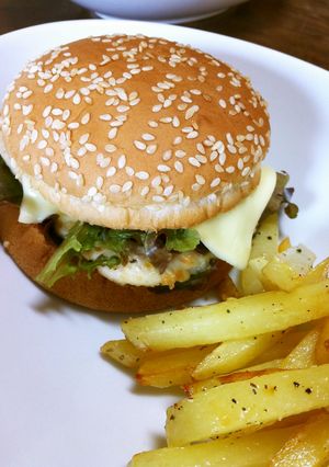 ☆ササミでヘルシーバーガー☆-レシピのメイン写真