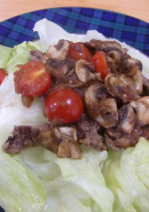 糖質オフダイエット中！ステーキサラダ-レシピのメイン写真