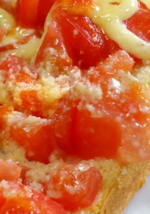 トマトチーズトースト-レシピのメイン写真