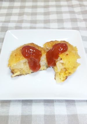 キムチーズのライスコロッケ-レシピのメイン写真