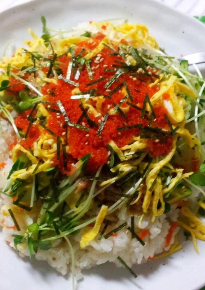ネギトロとアボカドのちらし寿司-レシピのメイン写真