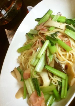 ぺペロン風即席ピリ辛ひとりパスタ☆-レシピのメイン写真
