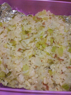 セロリと梅炒飯-レシピのメイン写真
