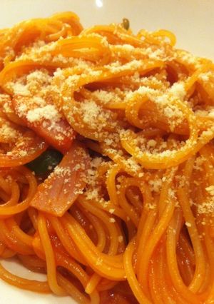 ソースが決手♡ナポリタン(u‿ฺu✿ฺ)-レシピのメイン写真