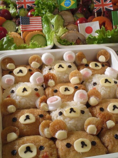 運動会☆遠足☆キャラ弁☆リラックマ-レシピのメイン写真
