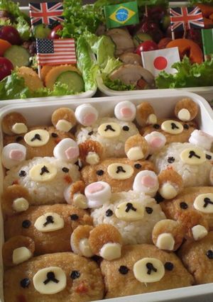 運動会☆遠足☆キャラ弁☆リラックマ-レシピのメイン写真