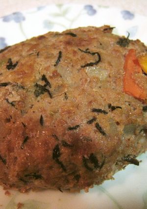 おからひじき煮をリメイク！和風ハンバーグ-レシピのメイン写真