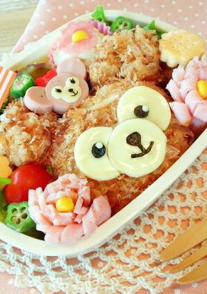 ＊ダッフィーのおにぎり(キャラ弁)＊-レシピのメイン写真