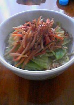 袋めんもアレンジ★唐辛ラーメン-レシピのメイン写真
