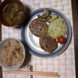 俺流オリジナルカレーふっくらハンバーグ♪