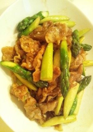 豚肉とアスパラの中華炒め-レシピのメイン写真