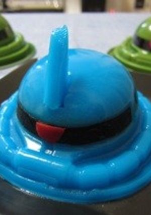 ガンダムレシピ（グフ 寒天）-レシピのメイン写真