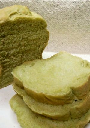 抹茶味風？青汁入り食パン-レシピのメイン写真