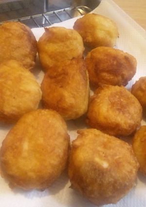 残りご飯とＨＭでフワモチドーナツ！-レシピのメイン写真