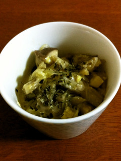きのこのキラキラ卵とじ☆プチプチ海藻麺☆-レシピのメイン写真