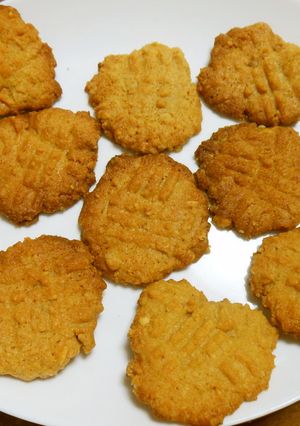 ピーナッツバタークッキー　-レシピのメイン写真