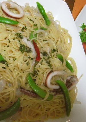さくさくおいしいスナップえんどうのパスタ-レシピのメイン写真
