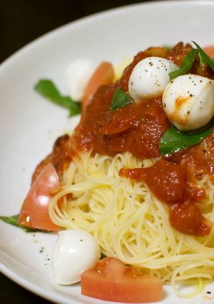トマトとベーコンの冷製パスタ-レシピのメイン写真