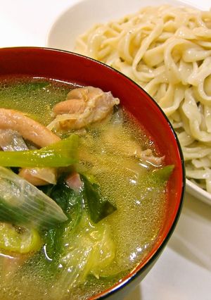 鶏塩つけうどん-レシピのメイン写真