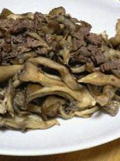 *きのこと牛肉の和風いため*-レシピのメイン写真