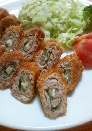 冷めてもおいしい♪チーズ肉巻きフライ-レシピのメイン写真