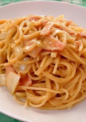 簡単♥カレー風味のクリームパスタ 濃厚♥-レシピのメイン写真