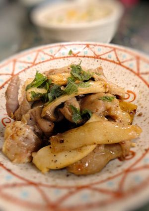 地鶏ハラミとエリンギの塩麹炒め-レシピのメイン写真