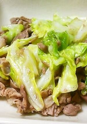 シンプルがおいしい！豚キャベ炒め☆-レシピのメイン写真