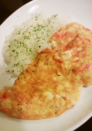 後期の離乳食*カニカマ玉-レシピのメイン写真