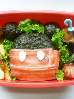 簡単キャラ弁-レシピのメイン写真