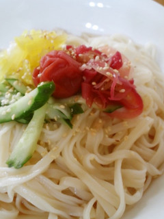 夏にピッタリ!簡単漬け物冷やしうどん♪-レシピのメイン写真