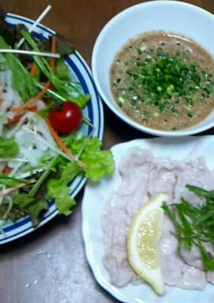 豚肉のジューシー冷しゃぶサラダ♪-レシピのメイン写真