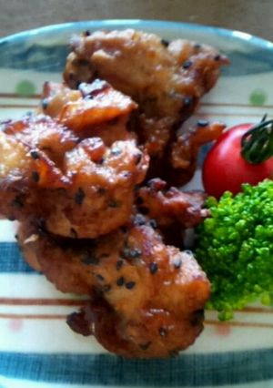 米粉でカリッと！鶏の味噌唐揚げ-レシピのメイン写真