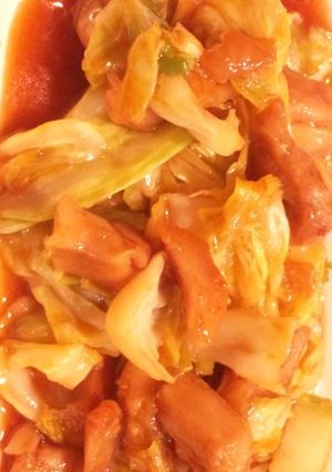 お弁当に鶏肉とキャベツ炒め-レシピのメイン写真