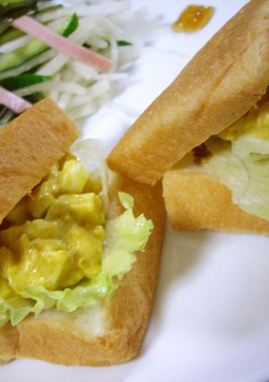 和風カレーエッグサンド-レシピのメイン写真