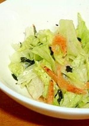 レタスの酢味噌和え-レシピのメイン写真