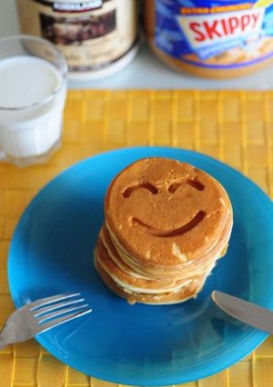 スマイルパンケーキ。-レシピのメイン写真