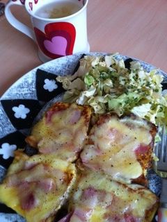 朝食に★ベーコンチーズのフレンチトースト-レシピのメイン写真