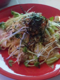 包丁いらず★冷やし豚キムチうどん-レシピのメイン写真