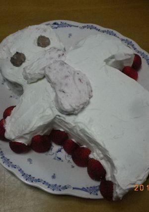 誕生日ケーキ（ワンピース・ほろほろ）-レシピのメイン写真