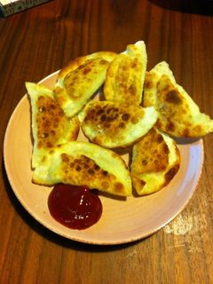 ブロッコリーの茎で!餃子の皮おつまみ-レシピのメイン写真