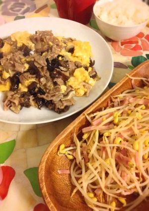 ふわふわ卵と豚バラの餡からめ-レシピのメイン写真